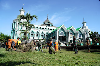 Kodam Hasanuddin Peduli Masjid Menyambut Bulan Suci Ramadhan, Ini Yang Dilakukan