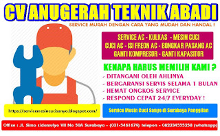 Service Mesin Cuci Sanyo di Surabaya Panggilan 
