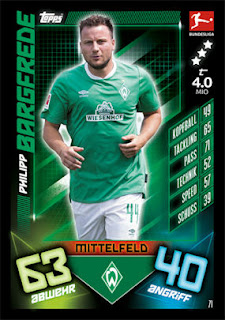 Match Attax Bundesliga 2019-2020 SV Werder Bremen