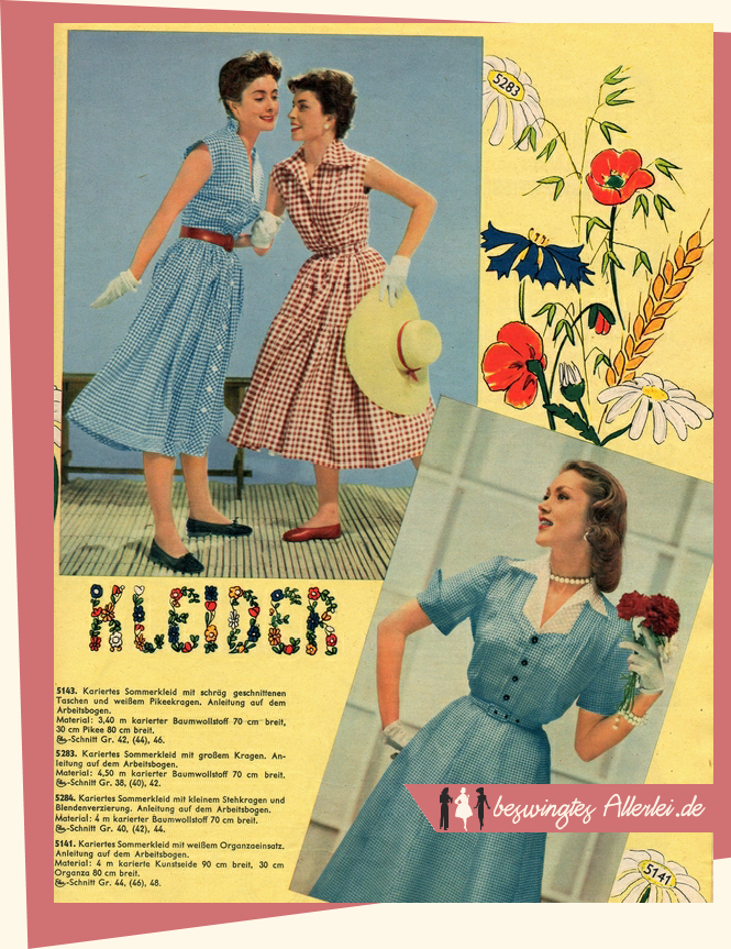 50er Jahre, 1952, Modezeitschrift, Wiener Strickmode