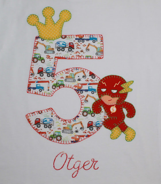 camiseta de cumpleaños flash