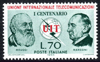  Antonio Meucci, Guglielmo Marconi, 1965