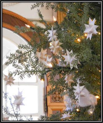 Paper Stars at a Holiday Celebration