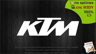 KTM logotype vector  .dxf for cnc free download