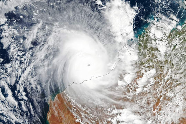 NASA raised the curtain from Australia's cyclone, many big secrets were revealed.