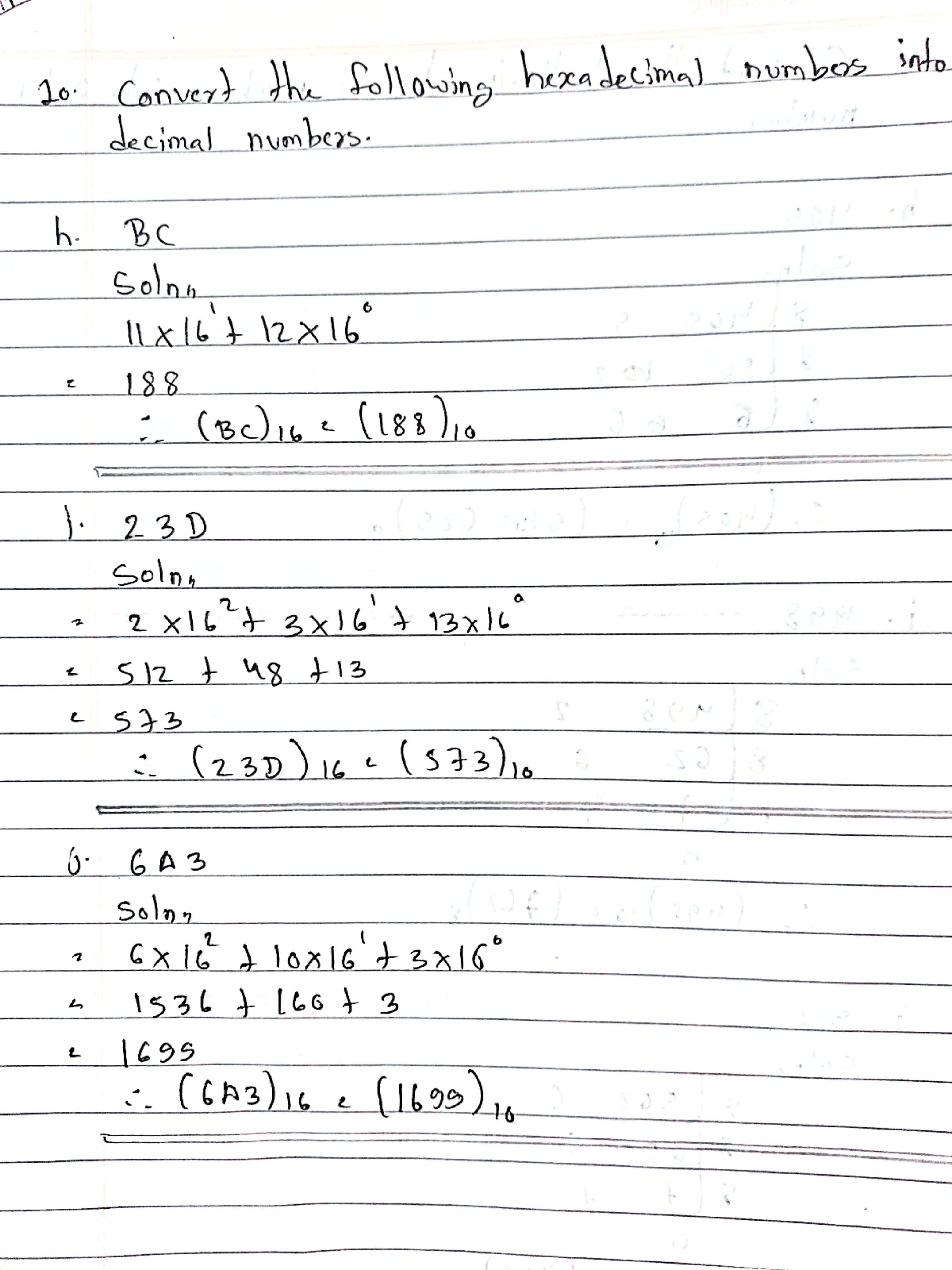 Number System Class 10 Computer Notes