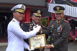 Upacara Peringatan HUT TNI Di Gelar Di Mapolres Karimun