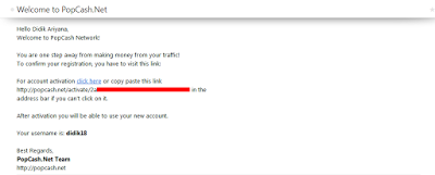 Cara Mudah Mendaftar Dan Memasang Kode Publisher Popcash Di Blog