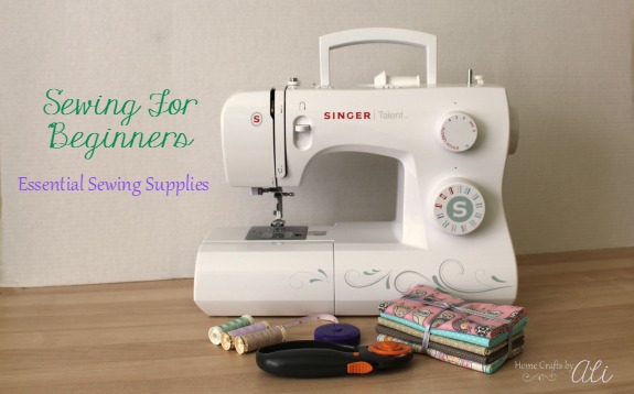 sewing for beginners essential sewing supplies cover photo