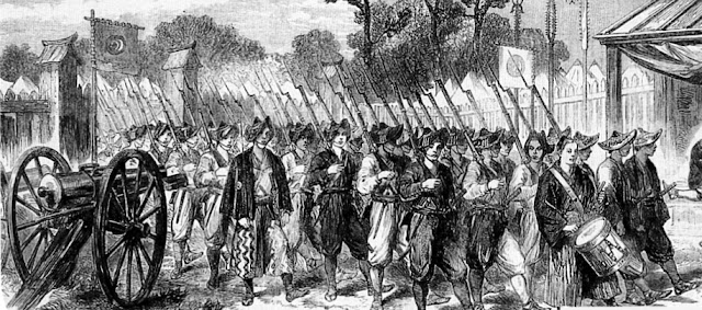 Shoguante Troops (1864 Illustration from London News)