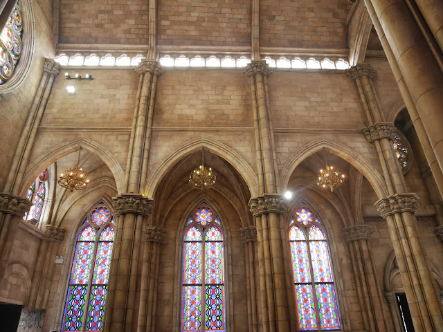 interior of st denis church ba na hills french village