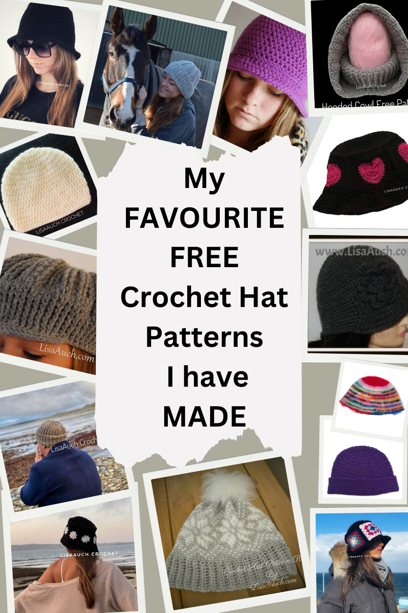 FREE Crochet Hat and Headwear Patterns EASY