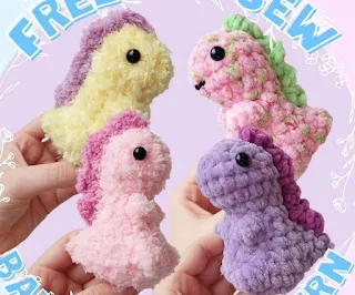 PATRON GRATIS DINOSAURIO AMIGURUMI 68345