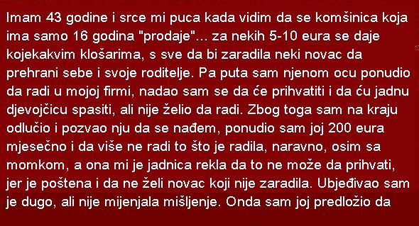 Rezultat slika za IMAM 43 GODINE I SRCE MI PUCA KADA VIDIM DA SE KOMŠINICA KOJA IMA SAMO 16