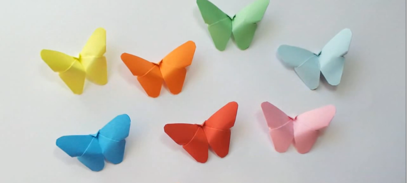 Cara Membuat Origami  Kupu  kupu  Kertas  yang Cantik Pingu 