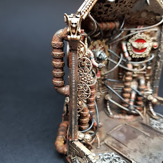 Emperor Golden Throne Warhammer 40k Blanchitsu Grimdark conversion diorama gallery