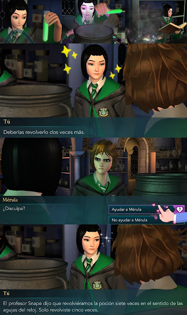 Hogwarts Mystery fotonovela merula