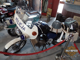 Milicja polska MZ motocykl MZ ETZ 250 польской милиции