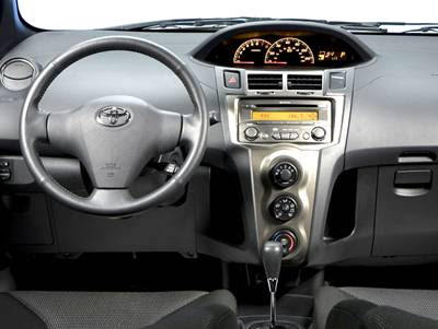 toyota yaris interior and cars