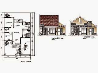 50+ Contoh Gambar Denah Rumah Minimalis Terbaru 2019 