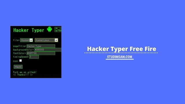 hacker typer free fire