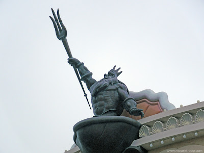 King Triton statue Little Mermaid Ariel's DCA DIsney California