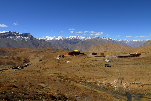 The high village of Komic in the Spiti Valley of Himachal Pradesh