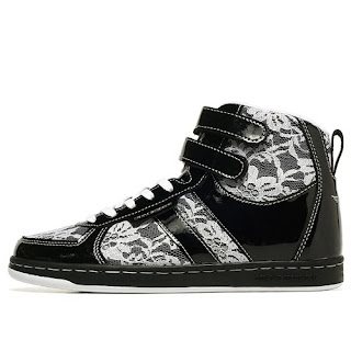 Creative Recreation Dicoco Hi Black White Lace Overlay 