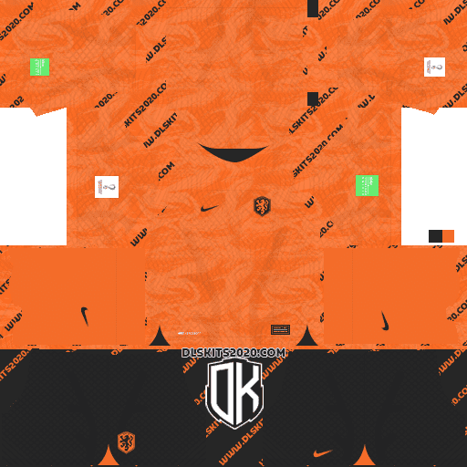 Netherlands DLS Kits 2022 Nike World Cup - Kit Dream League Soccer 2019 (Home)