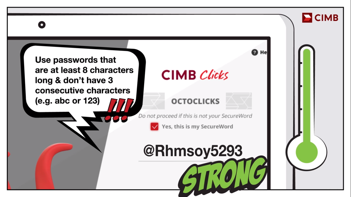 CIMB Clicks更换密码组合政策，密码需包含特殊符号 - WINRAYLAND