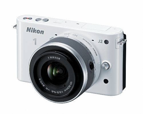 Nikon 1 J2 10.1 MP HD Digital Camera with 10-30mm VR Lens (White)