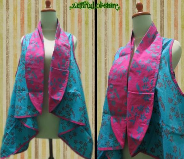 10 Model Baju Batik Kombinasi Bolero  Terbaru 2019