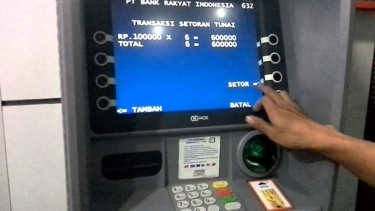 Berapa Batas Minimal Setor Tunai Di ATM BRI?