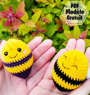 PATRON GRATIS ABEJA AMIGURUMI 68044