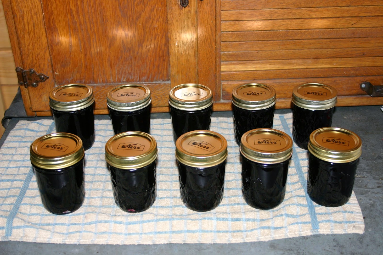 wild blueberry jam in Alaska. 