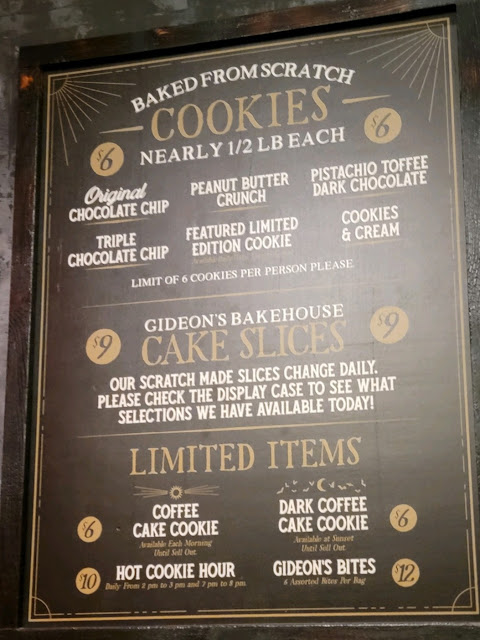 Gideon's Bakehouse bakery cookie menu