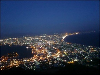 His view of Hakodate.
