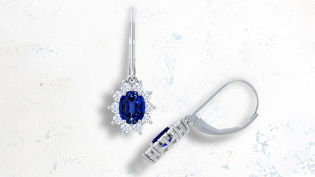 Sapphire Earrings