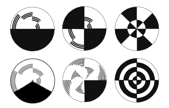 ベンハムの独楽の模様と手作りのおすすめ,Benham's top patterns and handmade recommendations,贝纳姆陀螺的图案和手工制作的推荐