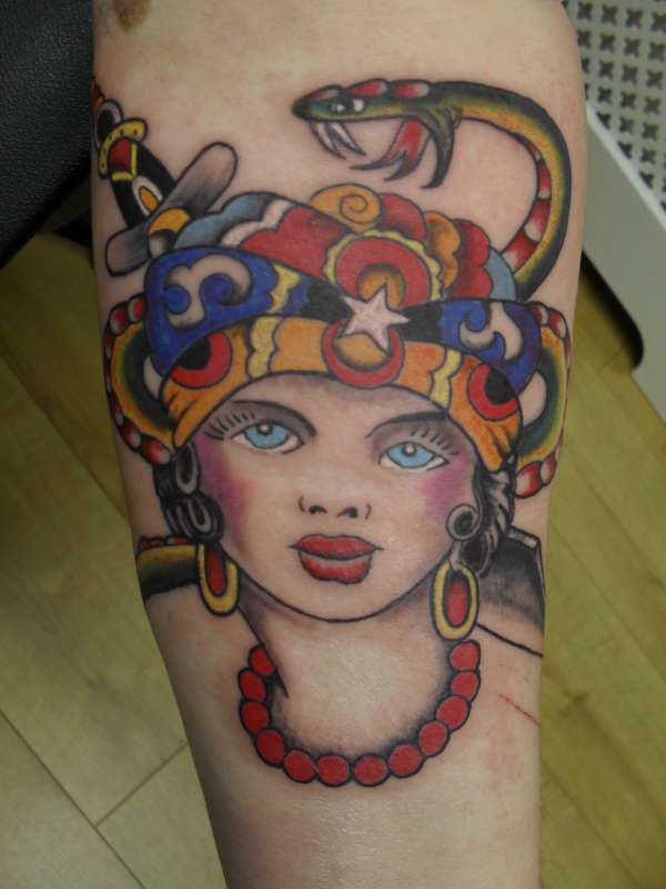 Gypsy Lady Tattoo Designs