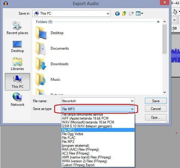 Cara Konversi Audio ke MP3