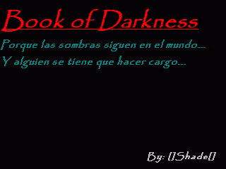 Ficha Book of Darkness (RPG Maker 2000)