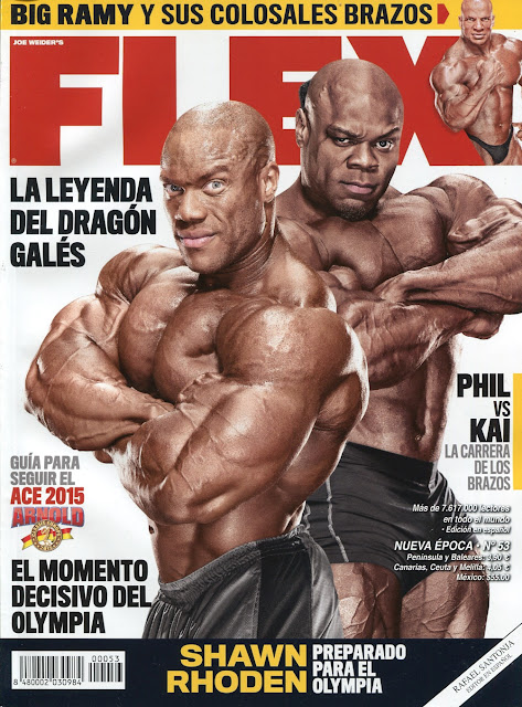 Flex - 53 - Septiembre 2015 - Phil Heath y Kai Greene