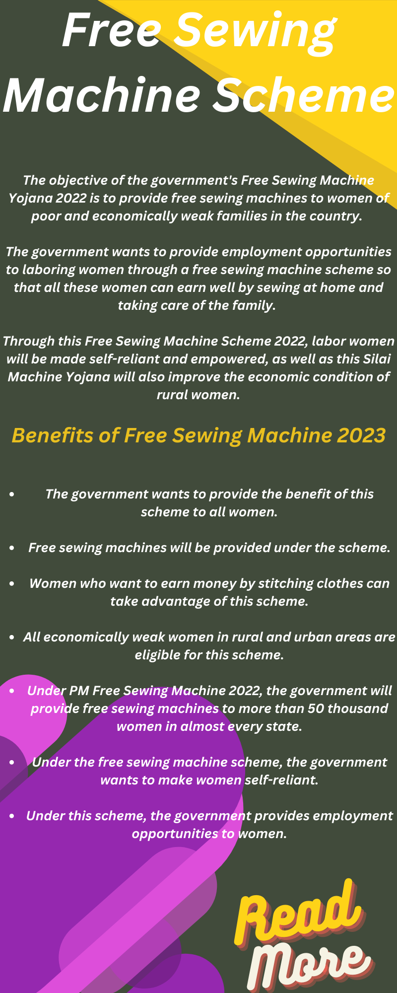 Free Sewing Machine Scheme