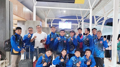 Hapkido NTT Lepas Kontingen HI Ikuti Kejuaraan Pra PON di GOR Amongraga, Yogyakarta