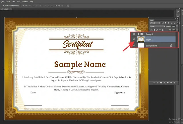 Download Sertifikat PSD Adobe Photoshop