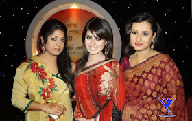 Bangladeshi Actress Purnima with Actress Moushumi and Actress Anika Kabir Shokh.