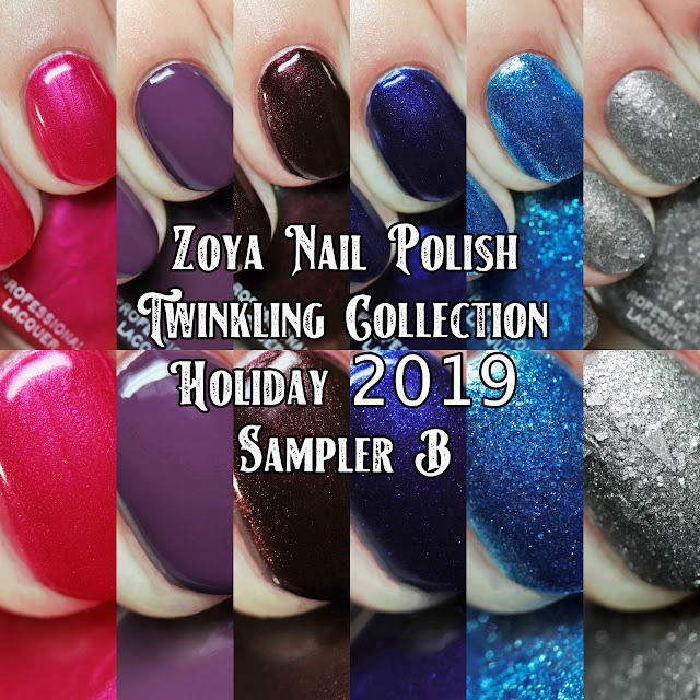 Zoya Nail Polish Twinkling Collection Holiday 2019 Sampler B