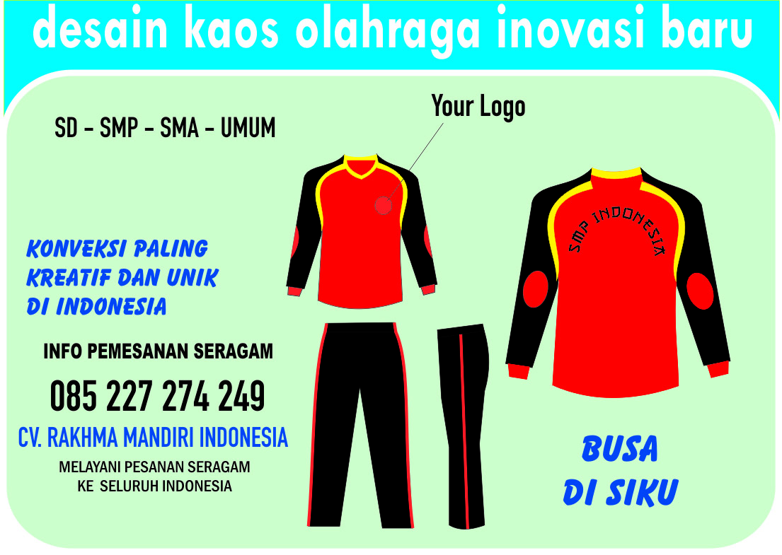 Cv Rakhma Mandiri 085227274249 Konveksi Perdagangan Umum Seragam Olahraga Batik Identitas Smp Sma