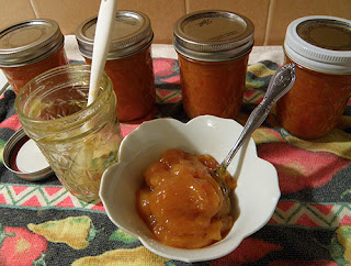 Four 8 oz. Jars and a 4 oz. dish of Marmalade